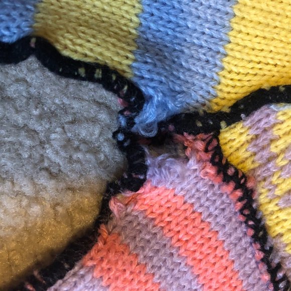 THE RAGGED PRIEST BANGER KNIT FLARES MULTI - Picture 10 of 12